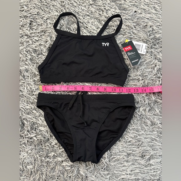 TYR Durafast One Women's Diamondfit Workout Bikini - Black - XS (0/2) - Picture 7 of 8